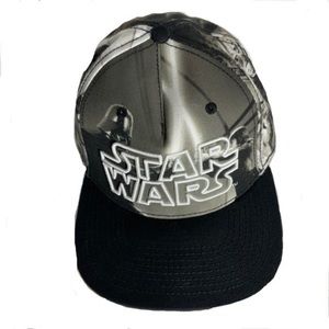 Star Wars Lucas Film Limited Black & White Hat with White Raised Stitched Logo